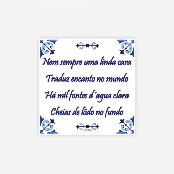 íman azulejo provérbio português