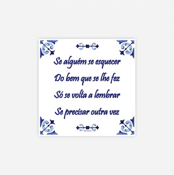 íman azulejo provérbio português