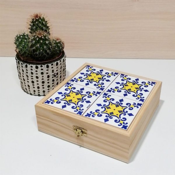 caixa azulejo portugues